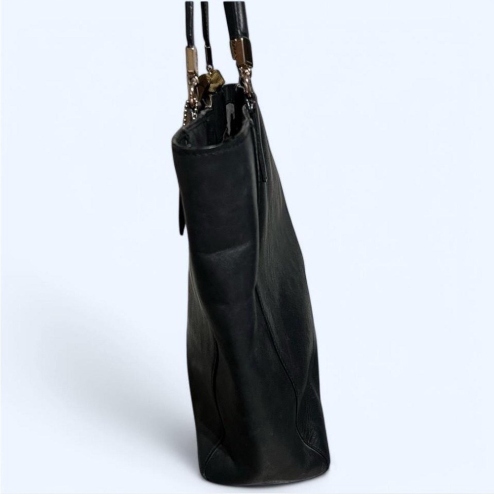 Coach 28743 Madison North South black Tote Bag in Saffiano Leather - Picture 8 of 11